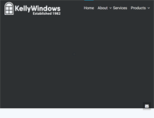 Tablet Screenshot of kellywindows.com